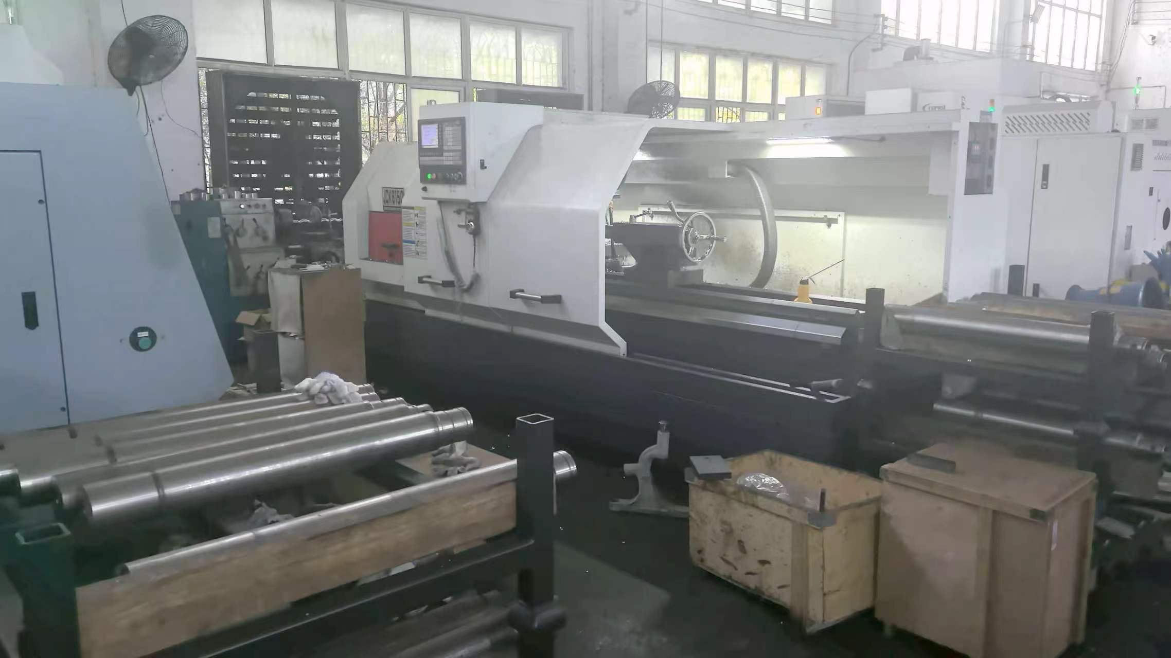 CNC lathe machining rotor blanks